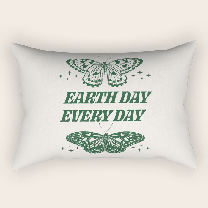 Earth Day Every Day Rectangular Pillow Gallery Image 1