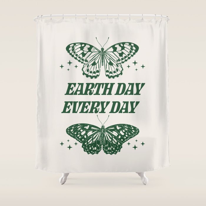 Earth Day Every Day Shower Curtain Gallery Image 1
