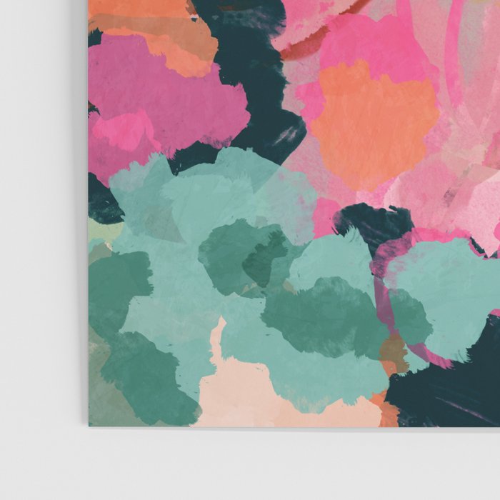 pink summer garden dream abstract Poster Gallery Image 3