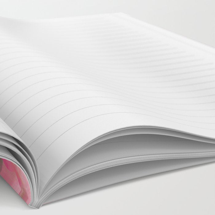 pink summer garden dream abstract Notebook Gallery Image 2