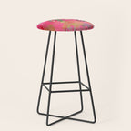 pink summer garden dream abstract Stool Gallery Image 1