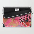 pink summer garden dream abstract Laptop Sleeve Gallery Image 2