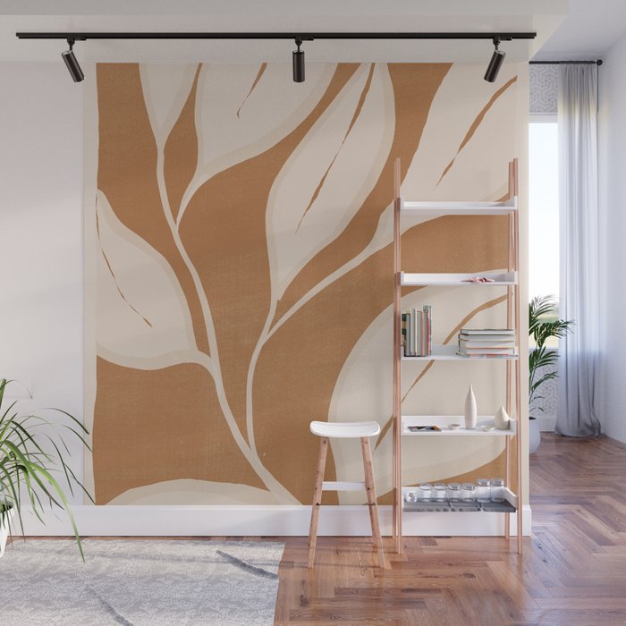 Abstract Art /Minimal Plant 142 Wall Mural Gallery Image 1