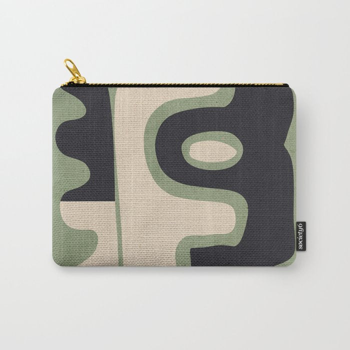 Modern Abstract Minimal Shapes 19 Carry All Pouch Gallery Image 1