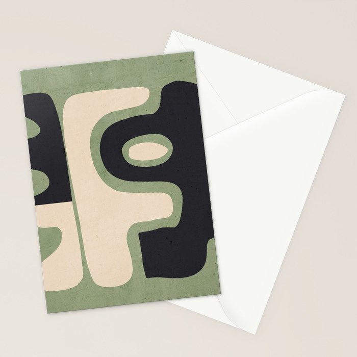 Modern Abstract Minimal Shapes 19 Stationery Card Gallery Image 2