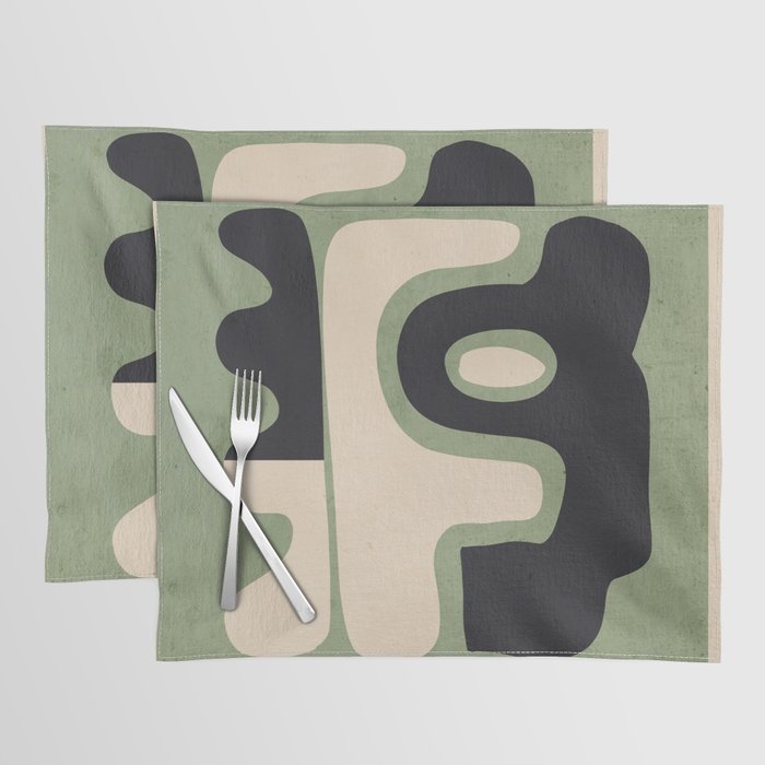 Modern Abstract Minimal Shapes 19 Placemat Gallery Image 1