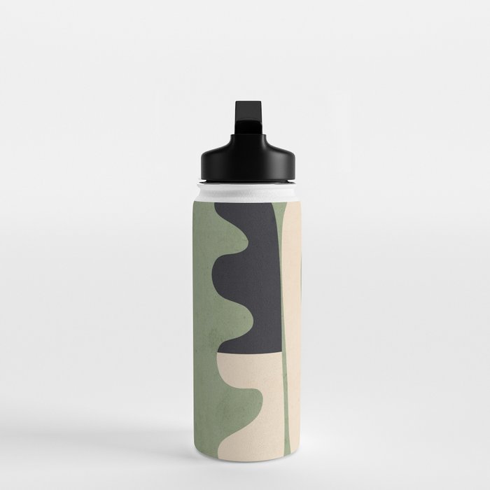 Modern Abstract Minimal Shapes 19 Water Bottle Gallery Image 3