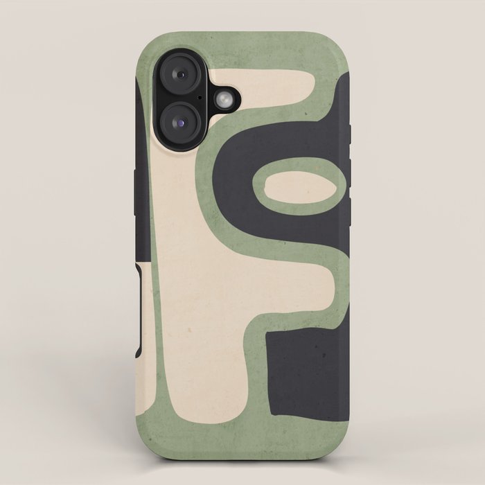Modern Abstract Minimal Shapes 19 iPhone Case Gallery Image 1
