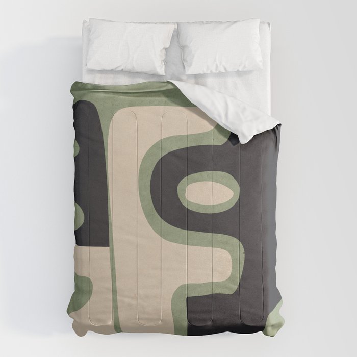 Modern Abstract Minimal Shapes 19 Comforter Gallery Image 1