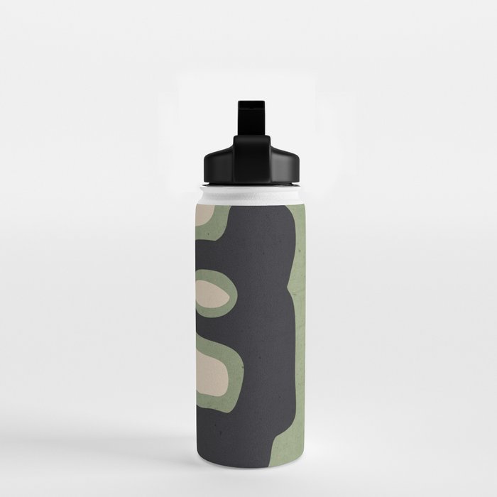 Modern Abstract Minimal Shapes 19 Water Bottle Gallery Image 2