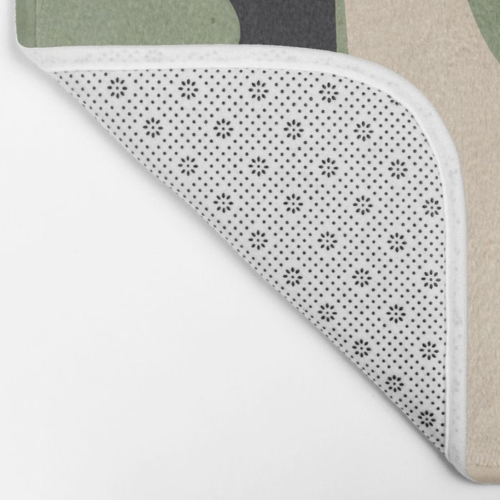 Modern Abstract Minimal Shapes 19 Bath Mat Gallery Image 2