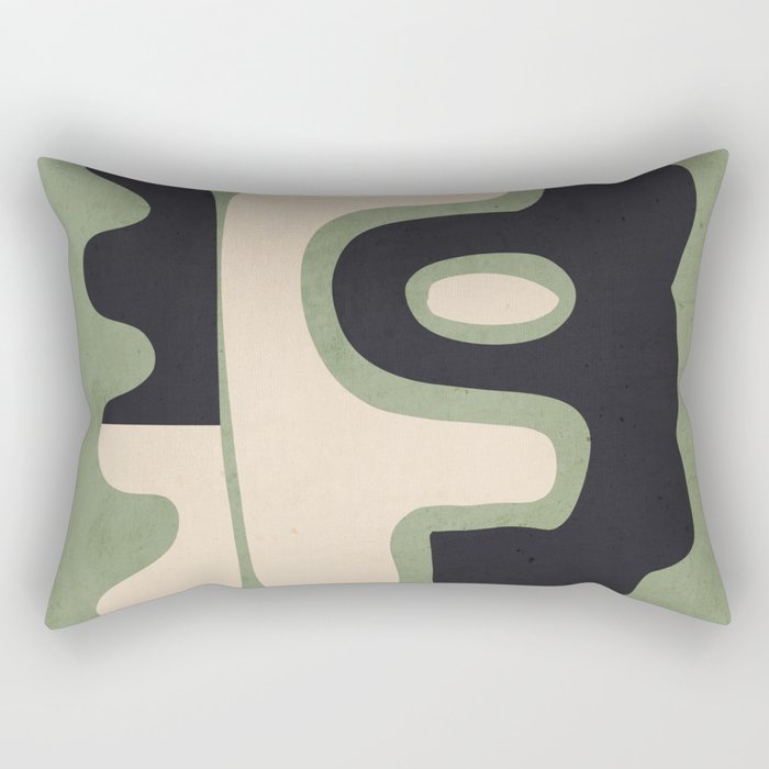 Modern Abstract Minimal Shapes 19 Rectangular Pillow Gallery Image 2