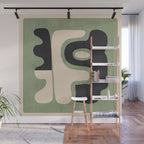 Modern Abstract Minimal Shapes 19 Wall Mural Gallery Image 1