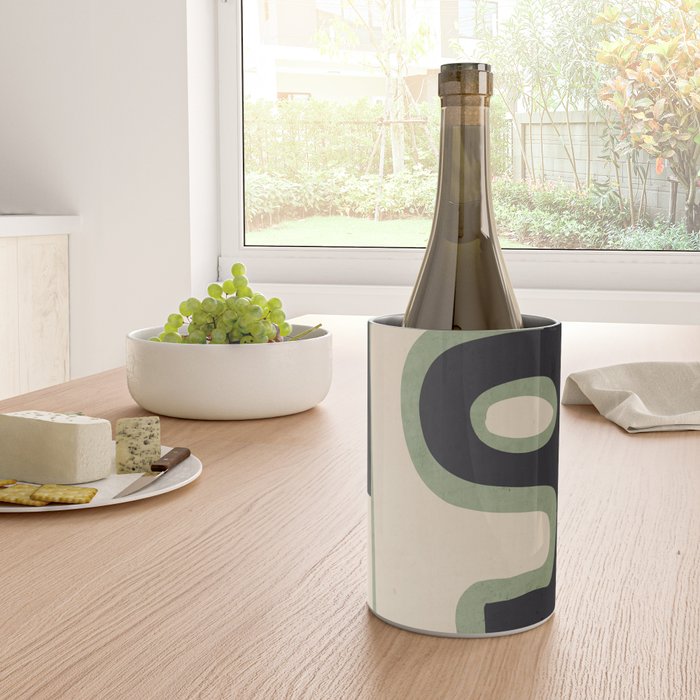 Modern Abstract Minimal Shapes 19 Wine Chiller Gallery Image 4