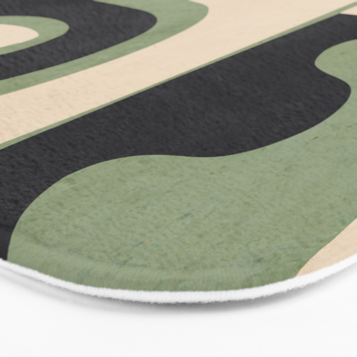 Modern Abstract Minimal Shapes 19 Bath Mat Gallery Image 3
