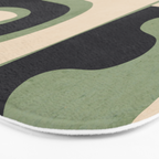 Modern Abstract Minimal Shapes 19 Bath Mat Gallery Image 3
