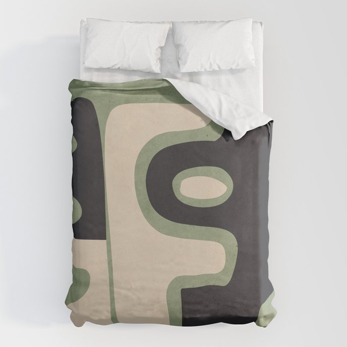 Modern Abstract Minimal Shapes 19 Duvet Cover Gallery Image 6