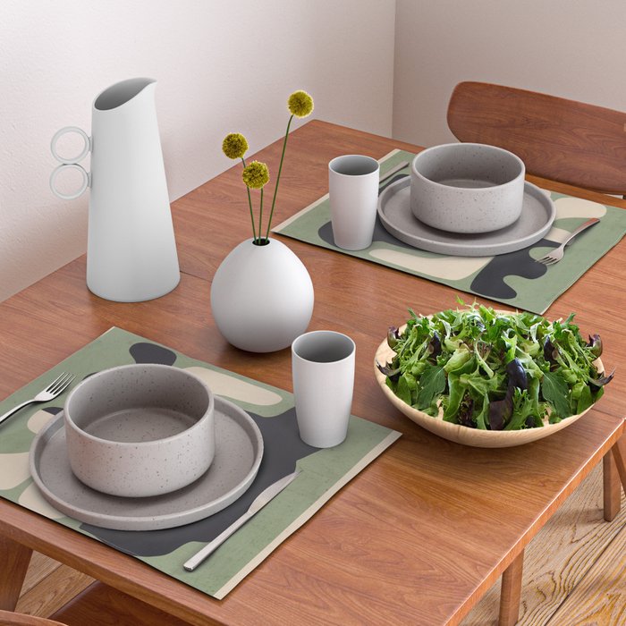 Modern Abstract Minimal Shapes 19 Placemat Gallery Image 2