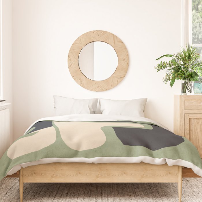Modern Abstract Minimal Shapes 19 Duvet Cover Gallery Image 3