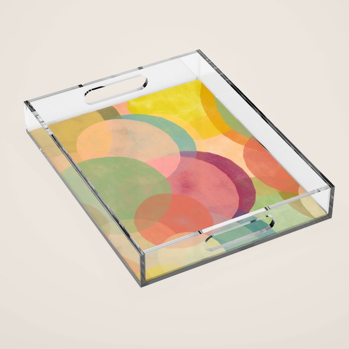 Mid Century Abstract Art Print - Organic Abstract #6 Acrylic Tray Gallery Image 1