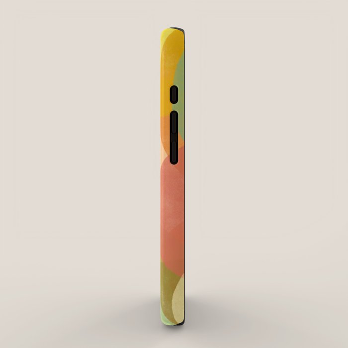 Mid Century Abstract Art Print - Organic Abstract #6 iPhone Case Gallery Image 2