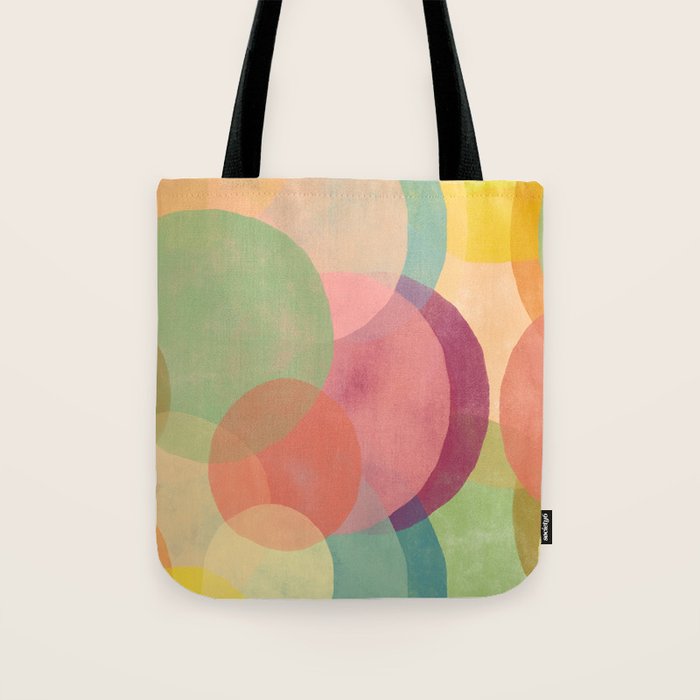 Mid Century Abstract Art Print - Organic Abstract #6 Tote Bag Gallery Image 1