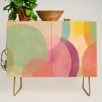 Mid Century Abstract Art Print - Organic Abstract #6 Credenza Gallery Image 1