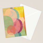 Mid Century Abstract Art Print - Organic Abstract #6 Stationery Card Gallery Image 2