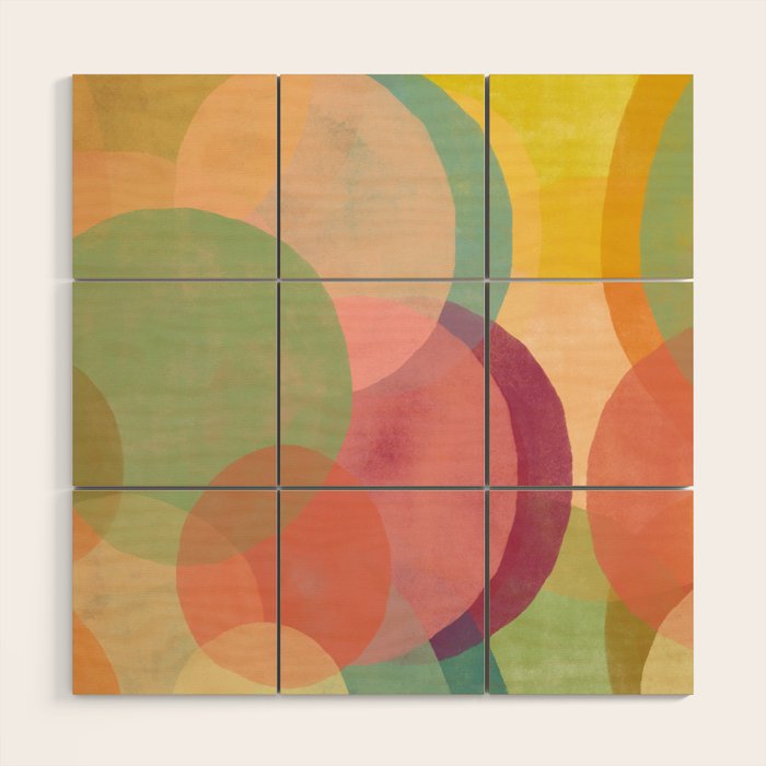 Mid Century Abstract Art Print - Organic Abstract #6 Wood Wall Art Gallery Image 1