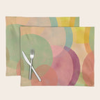Mid Century Abstract Art Print - Organic Abstract #6 Placemat Gallery Image 1