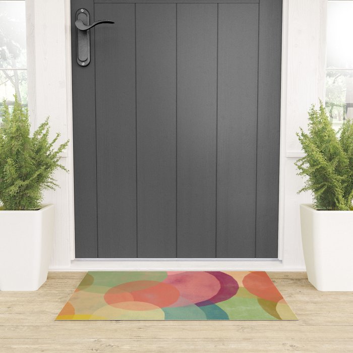 Mid Century Abstract Art Print - Organic Abstract #6 Welcome Mat Gallery Image 3