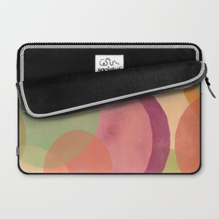 Mid Century Abstract Art Print - Organic Abstract #6 Laptop Sleeve Gallery Image 2