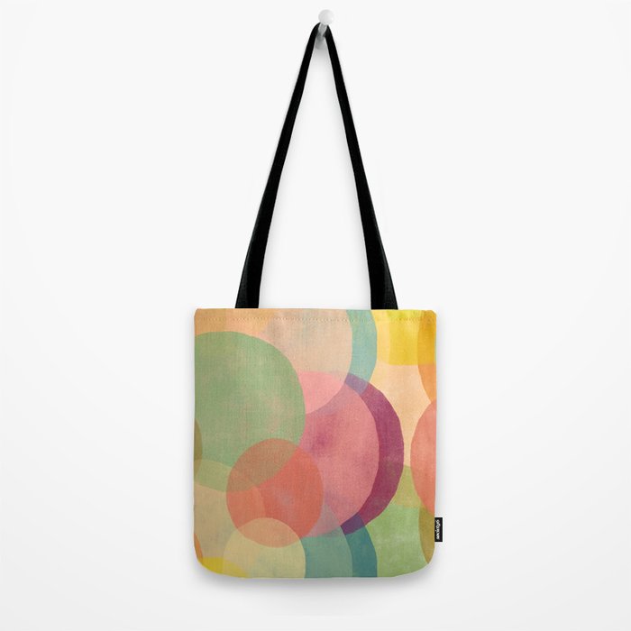 Mid Century Abstract Art Print - Organic Abstract #6 Tote Bag Gallery Image 2