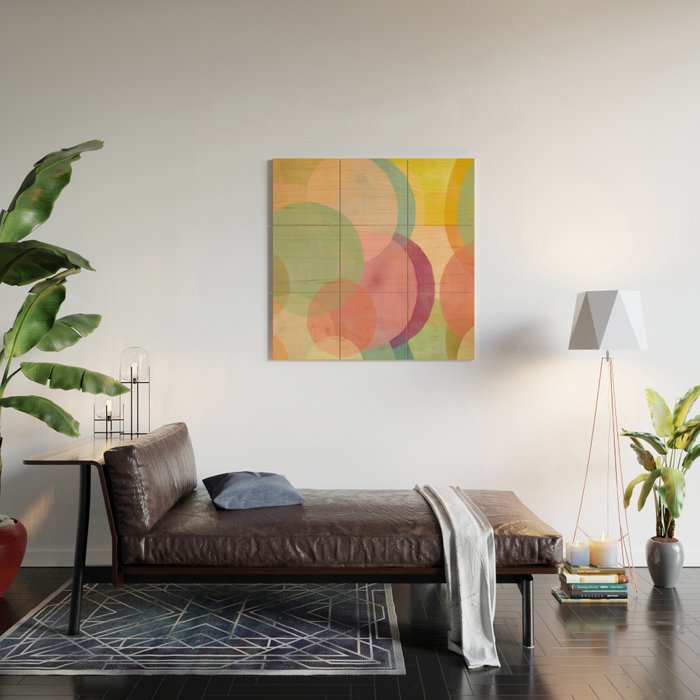 Mid Century Abstract Art Print - Organic Abstract #6 Wood Wall Art Gallery Image 2