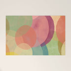 Mid Century Abstract Art Print - Organic Abstract #6 Welcome Mat Gallery Image 1