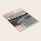 Blush and  Black Abstract Painting Notebook Gallery Image 2