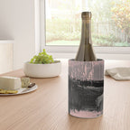Blush and  Black Abstract Painting Wine Chiller Gallery Image 4