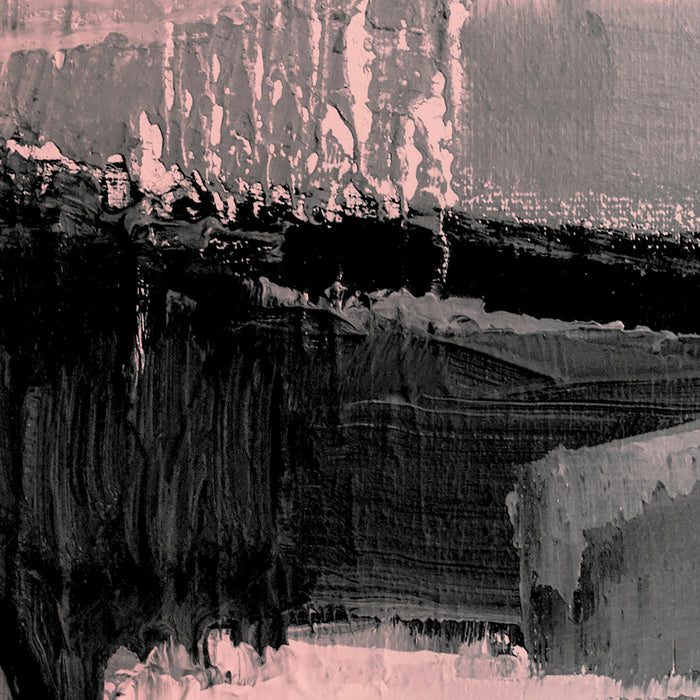 Blush and  Black Abstract Painting Coffee Mug Gallery Image 2