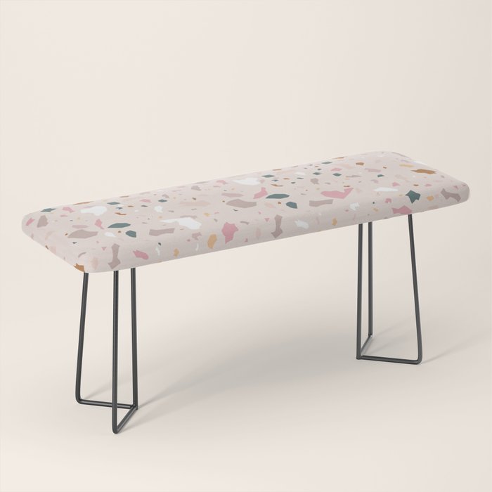 Terrazzo Milenial Pink Rose Quartz Bench Gallery Image 1