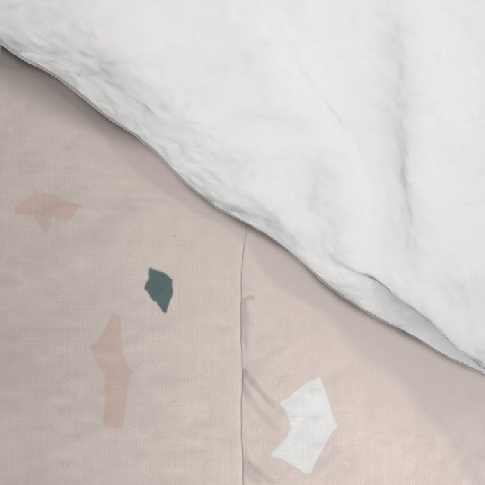 Terrazzo Milenial Pink Rose Quartz Comforter Gallery Image 4