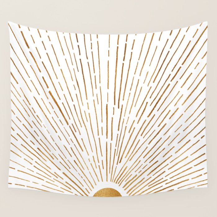 Let The Sunshine In Wall Tapestry Gallery Image 1