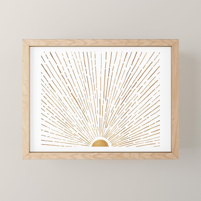 Let The Sunshine In Mini Art Print Gallery Image 1