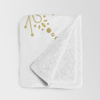 All-Seeing Eye Mandala - Gold Palette Throw Blanket Gallery Image 3