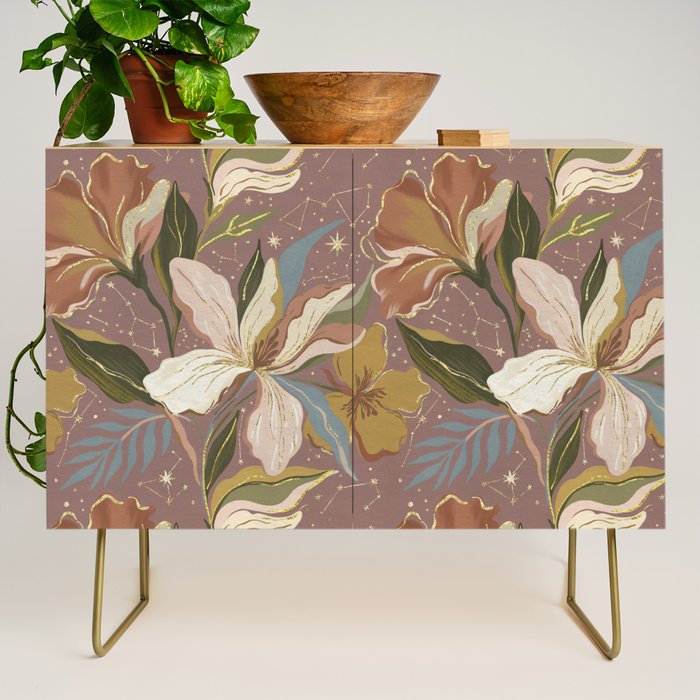 Celestial Iris Garden Credenza Gallery Image 1