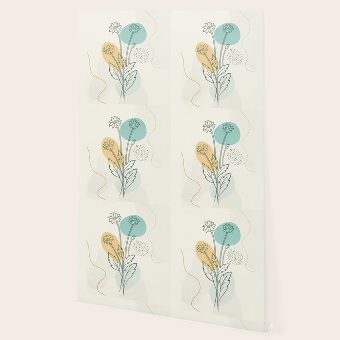 Little Line Flowers Wallpaper Gallery Image 2