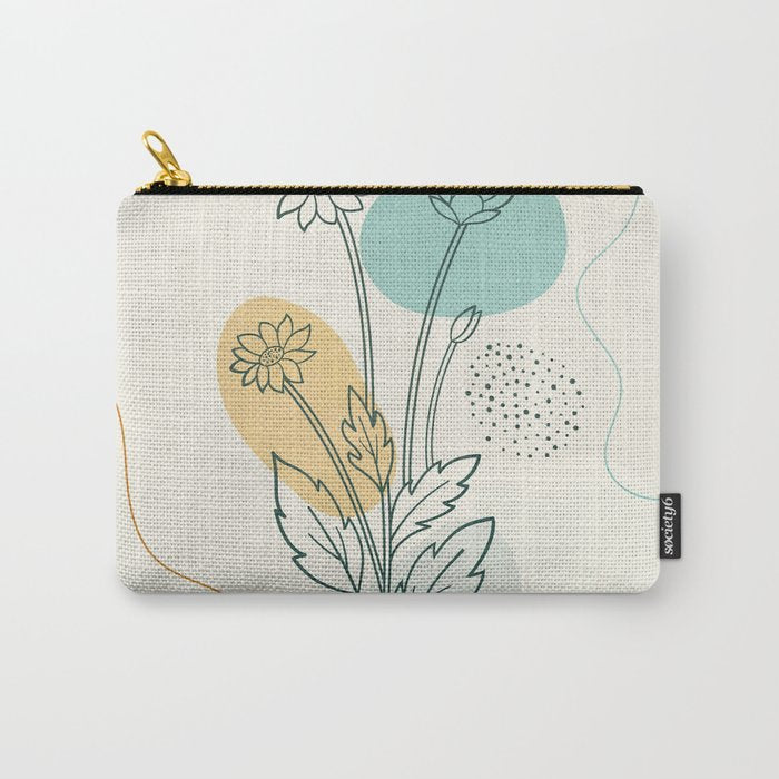 Little Line Flowers Carry All Pouch Gallery Image 1