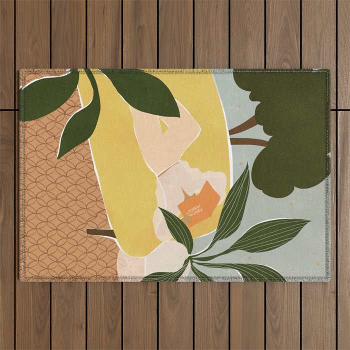 Positive Mindset Outdoor Rug Gallery Image 1