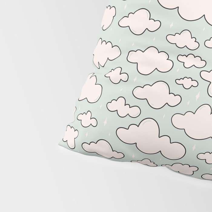Cloud Print Pillow Sham Gallery Image 4
