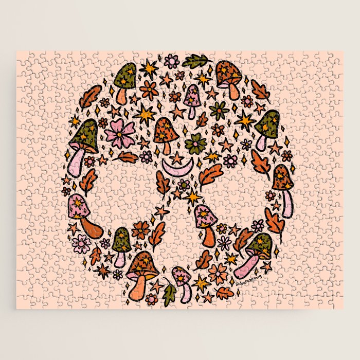Fall Skull Jigsaw Puzzle