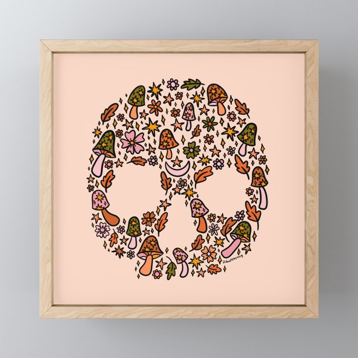 Fall Skull Mini Art Print Gallery Image 1